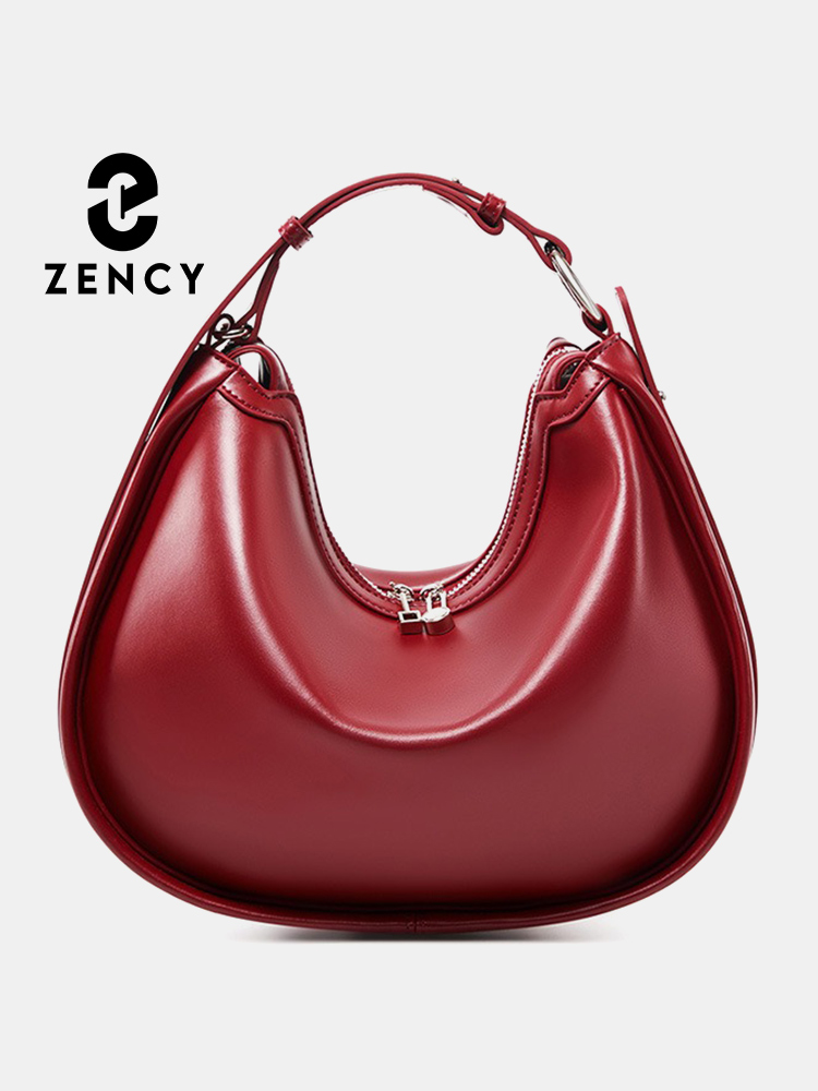 Luxury Bag Collection - Zency プレミアム本革レディースハンドバッグ高級ホーボーバッグ大容量ファッションショルダーボルサ妻恋人花嫁バッグ用