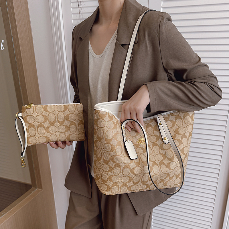 Luxury Bag Collection - 高級デザイナーレディースショルダーバッグ大容量実用的なデイリーハンドバッグポケット付き耐久性のあるブランドレターカジュアルショッパー
