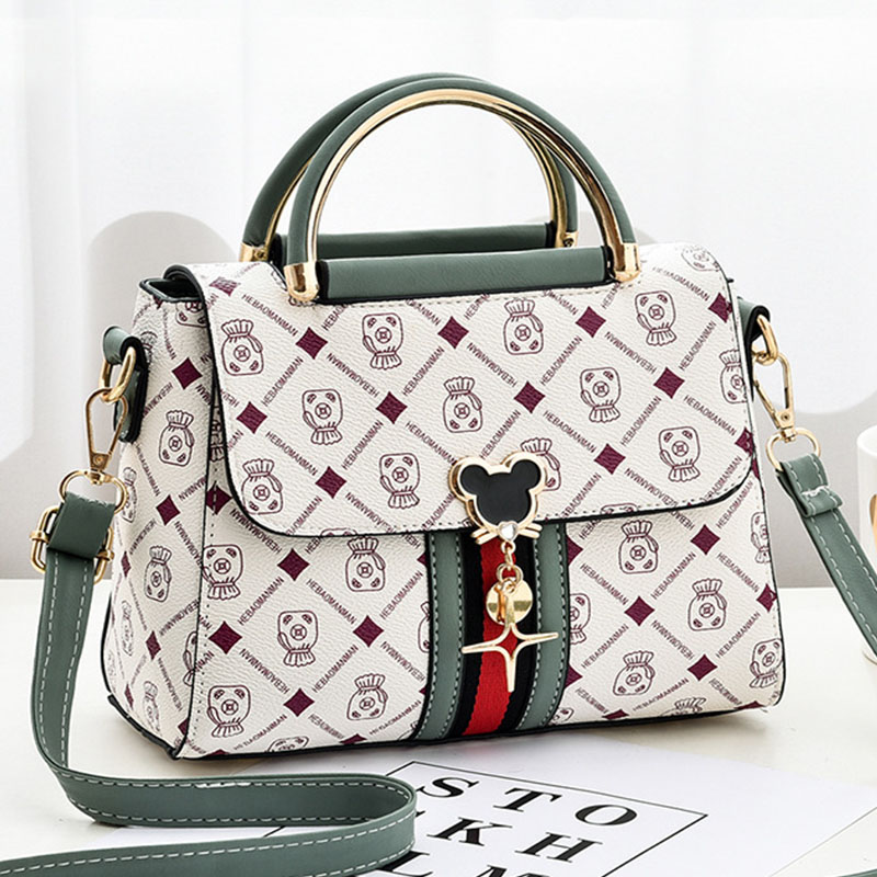 Tote Bag Leather Monogram - 新しいショルダーバッグ女性バッグトート高級デザイナーハンドバッグ女性ハンドバッグレザープリントモノグラムシングルショルダーストラドルバッグ