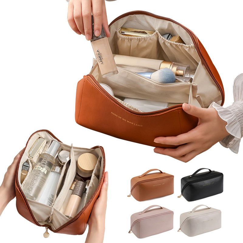 Luxury Bags Consignment - 女性用高級メイクアップオーガナイザー、トイレタリーキットバッグ、化粧品収納ポーチ、トラベルメイクアップケース、ジッパー付きレディースボックス