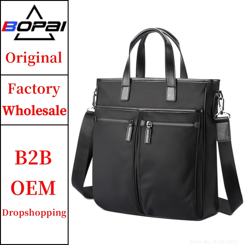 Luxury Bags In China Wholesale - Bopai-男性用ラップトップブリーフケース,防水,耐久性,高級,卸売,工場