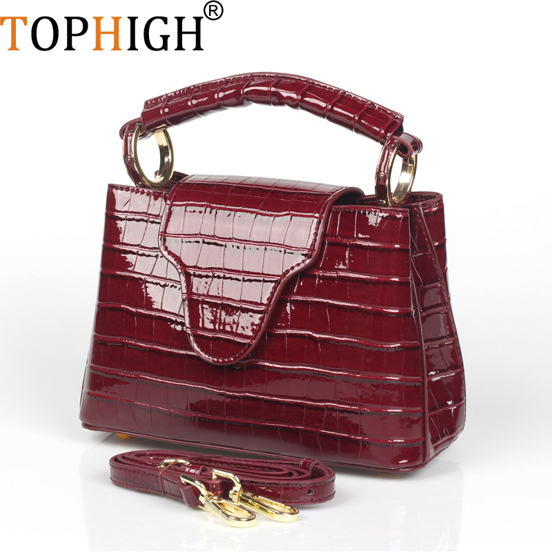 Luxury Bags For Women Sale - トップ-クロコダイル柄の女性用レザーハンドバッグ,高級デザインバッグ,ショルダーバッグ,パーティー用,高品質