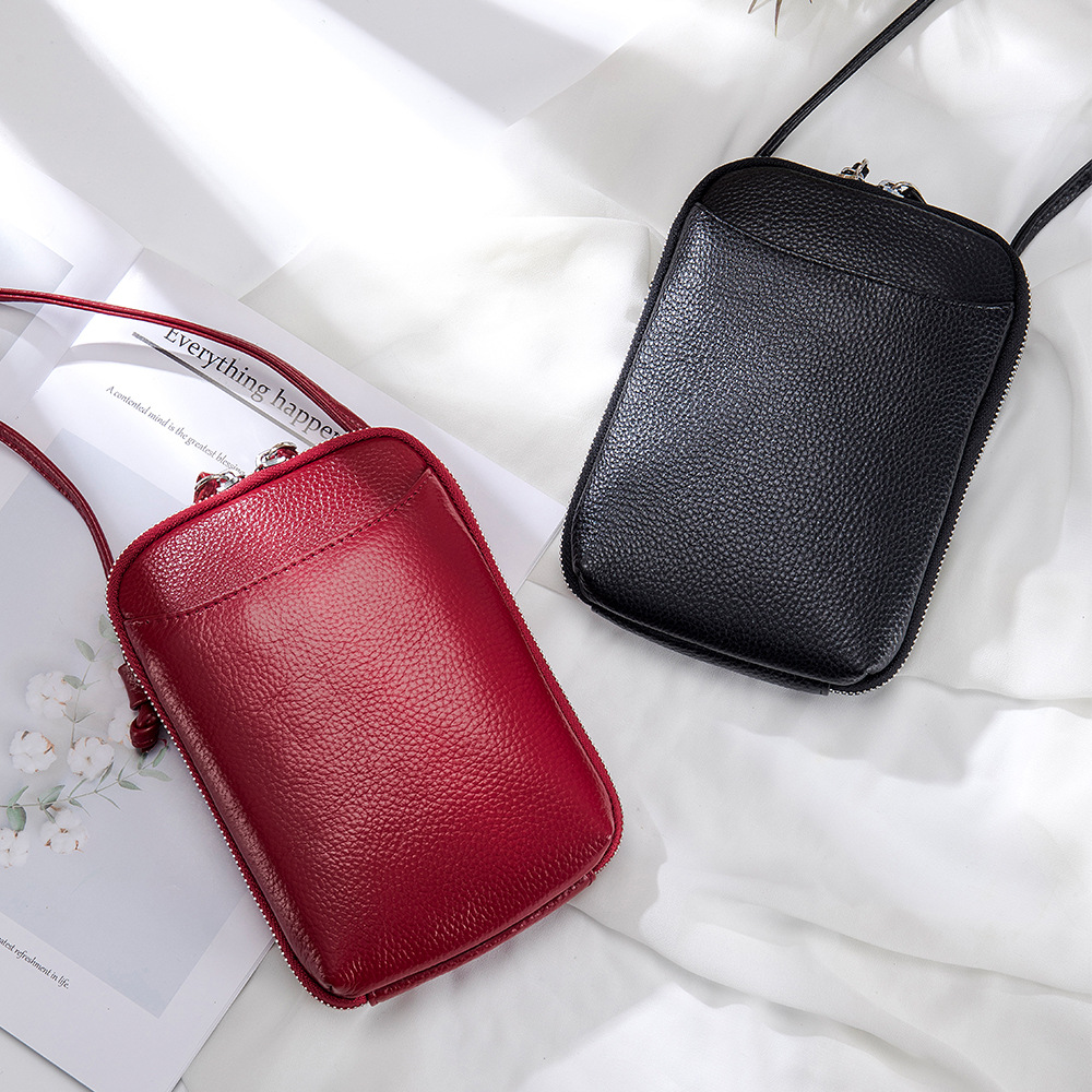 Luxury Bags Consignment - 本革ワンショルダーバッグ女性の高級クロスボディバッグデザイナー小さなハンドバッグ口紅キー電話ポーチホルダー女性のための