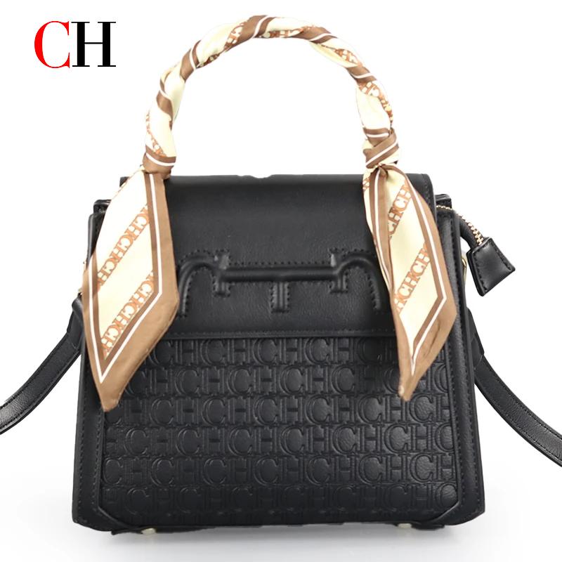 Tote Bag Leather Monogram - CH 新作 レディース レトロ ホースビット ハンドバッグ