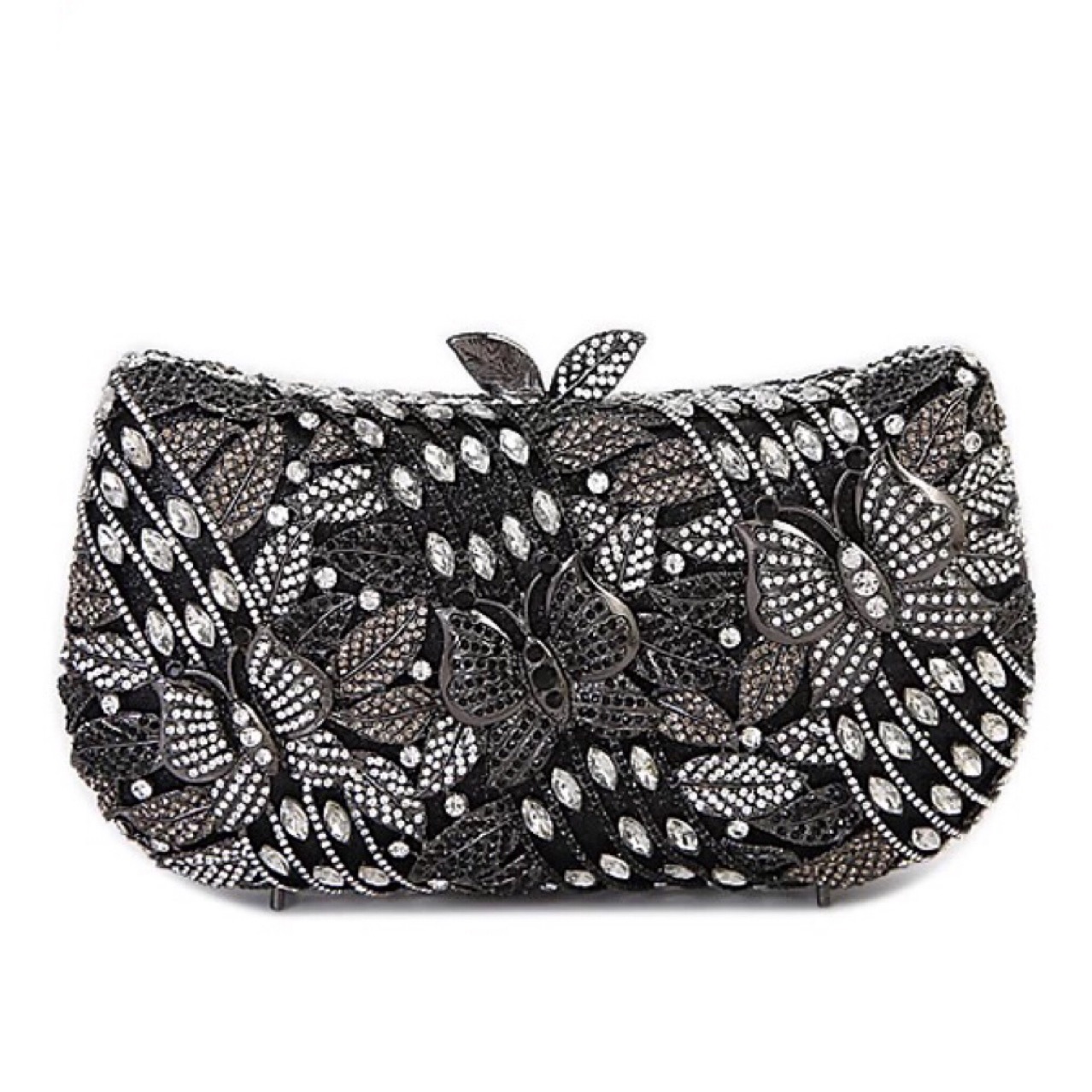 中空アウト女性イブニングバッグゴールドクリスタル宴会ハンドバ - Luxury Bag Collection のレビューと価格