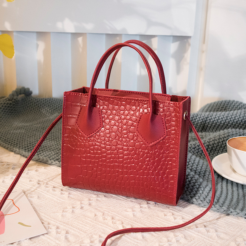 クロコダイル柄のミニハンドバッグ,ラグジュアリー,デザイナー - Luxury Bags For Young Women のレビューと価格
