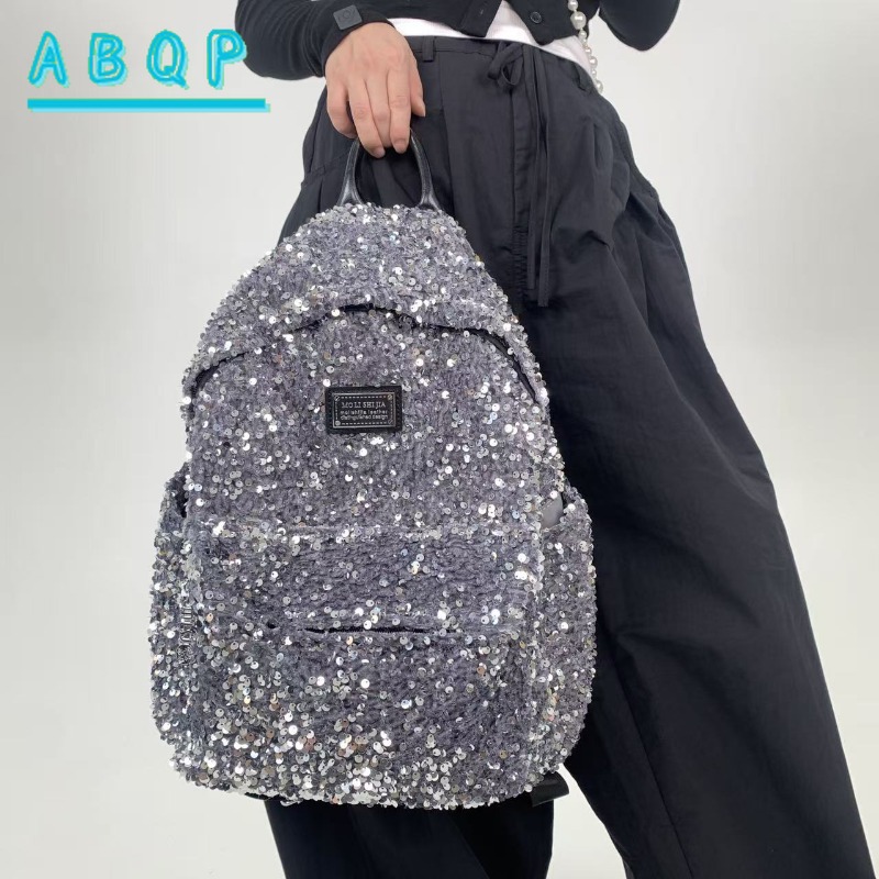 新しい女性のスパンコール付きバックパック高級ブランドスパンコ - Xl Luxury Bags のレビューと価格