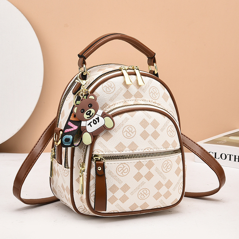 ブランドの高級バックパックソフトレザー防水バッグパックプレッ - Luxury Bags For Young Women のレビューと価格