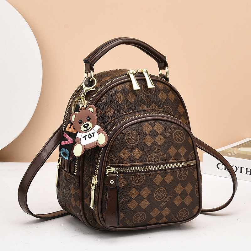 ブランドの高級バックパックソフトレザー防水バッグパックプレッ - Luxury Bags For Young Women のレビューと価格