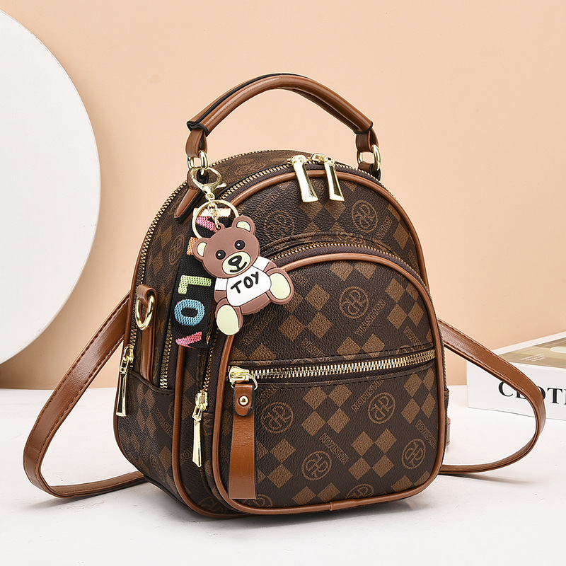 ブランドの高級バックパックソフトレザー防水バッグパックプレッ - Luxury Bags For Young Women のレビューと価格