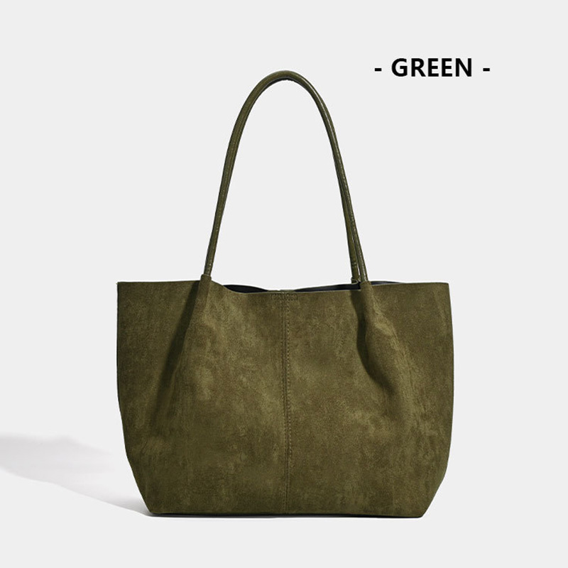 女性の新しいレトロスエードフロストバッグカジュアル大型高級デ - Xl Luxury Bags のレビューと価格
