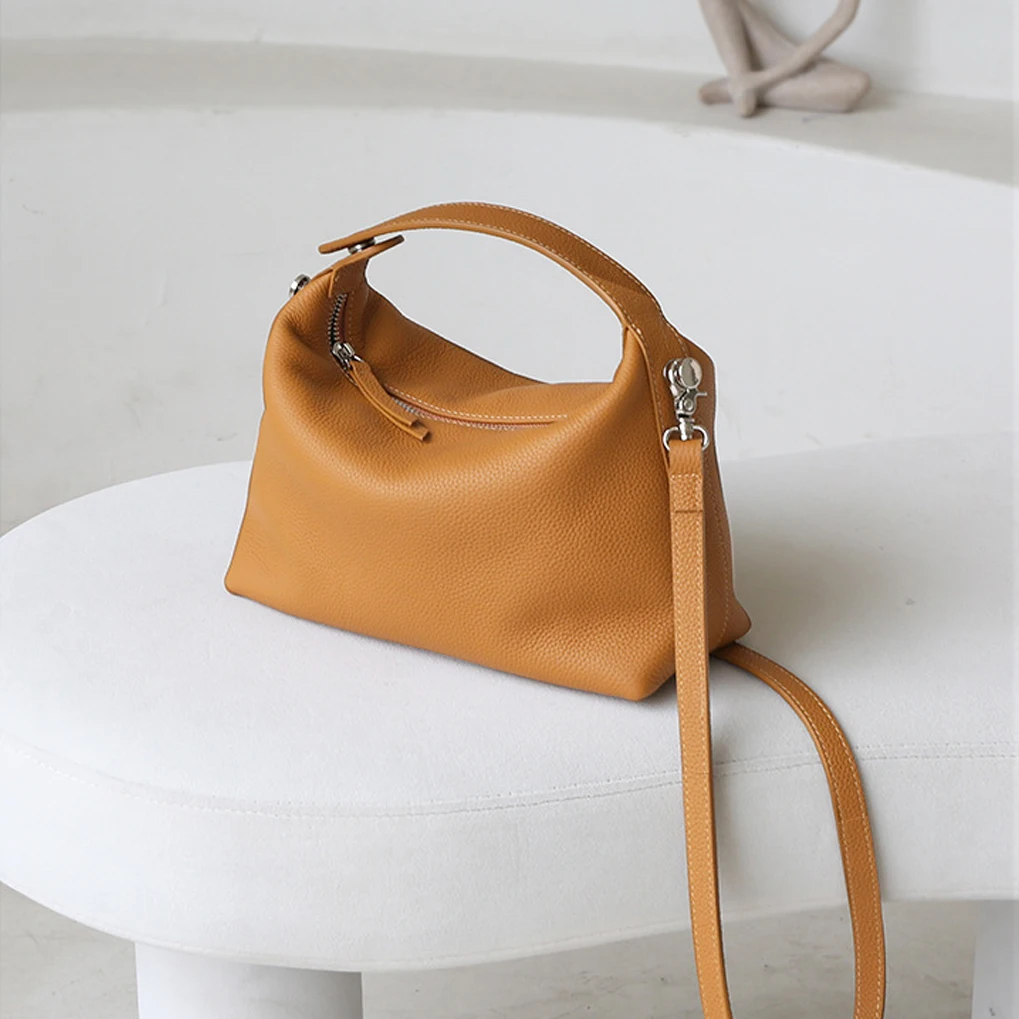 レディース高級ソフトレザーホーボーバッグ 本革クロスボディシ - Luxury Bags For Young Women のレビューと価格