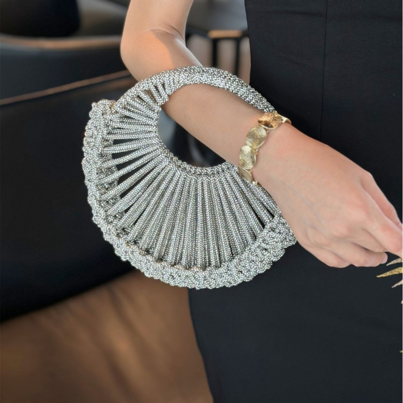 光沢のあるクラッチイブニングバッグ 女性用 2026年トレン - Luxury Bag Collection のレビューと価格