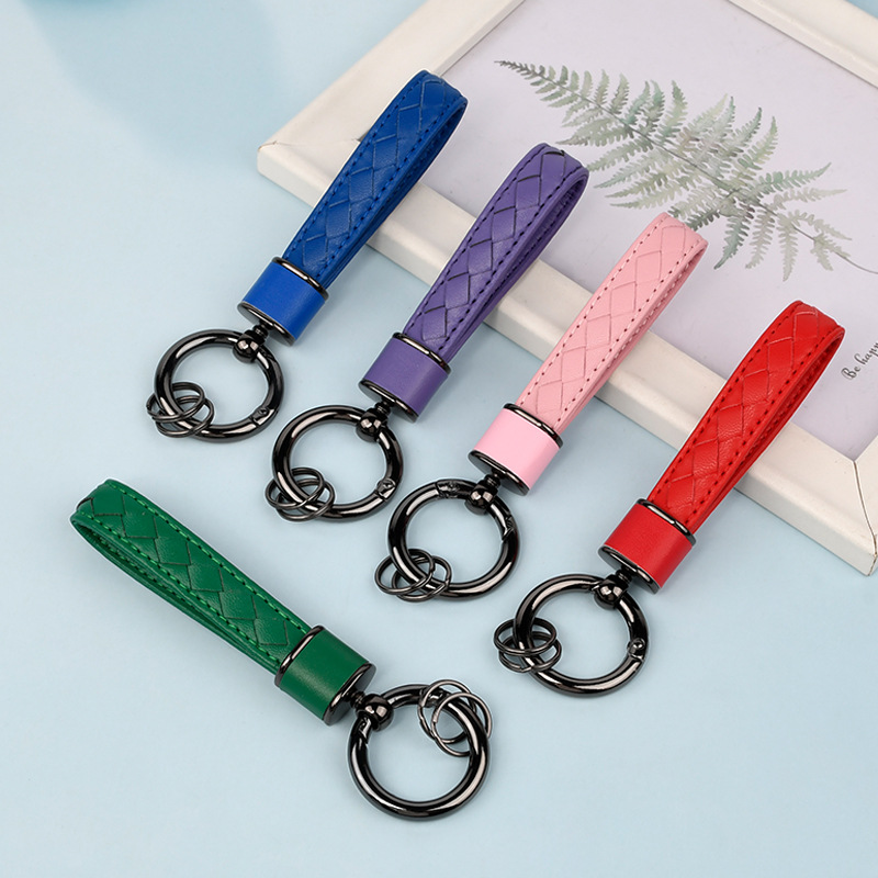 Jobonトレンディなキーホルダー編み込みロープカーキーホル - Luxury Xmas Bags のレビューと価格