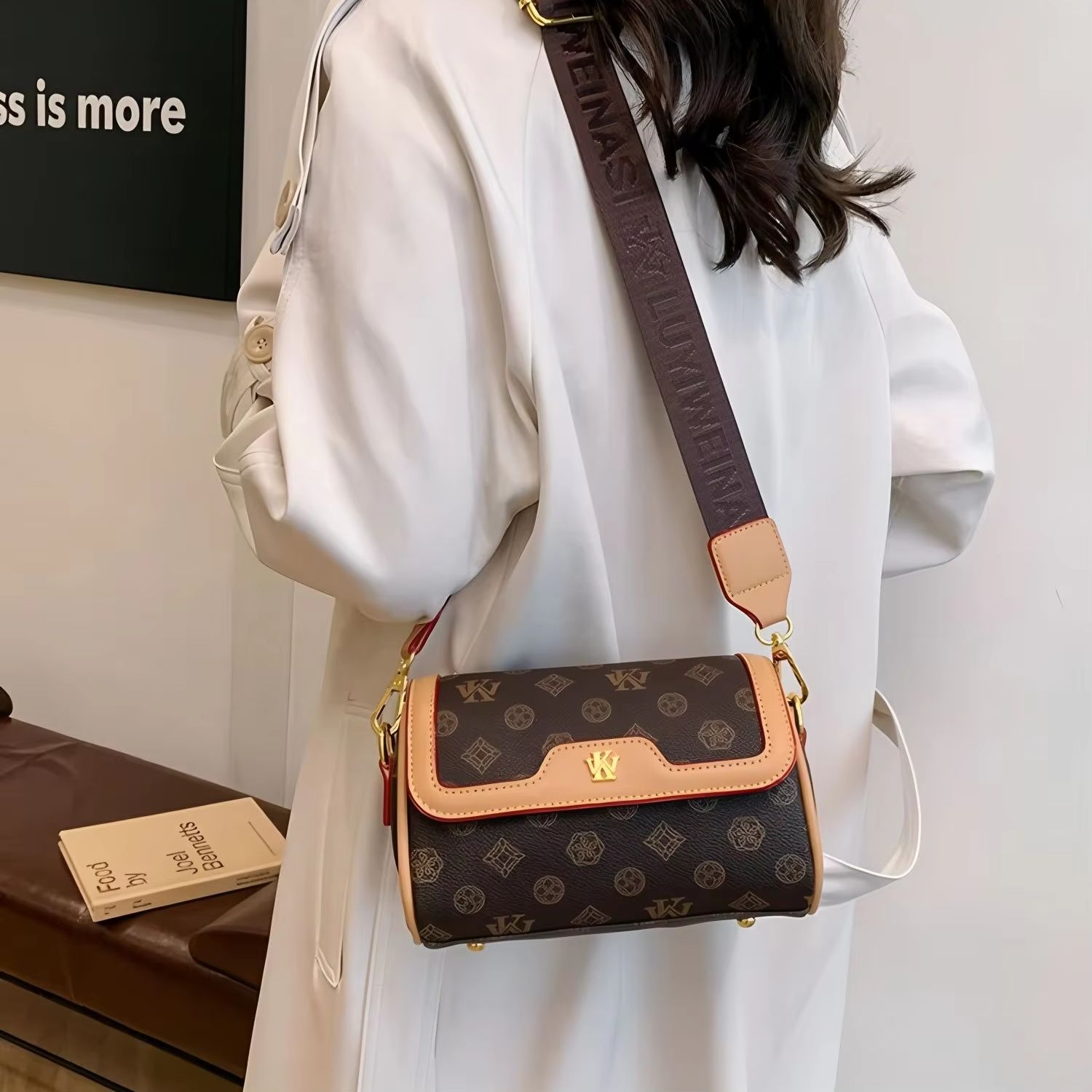 ヴィンテージモノグラムプリントミニバレルクロスボディバッグ、 - Tote Bag Leather Monogram のレビューと価格