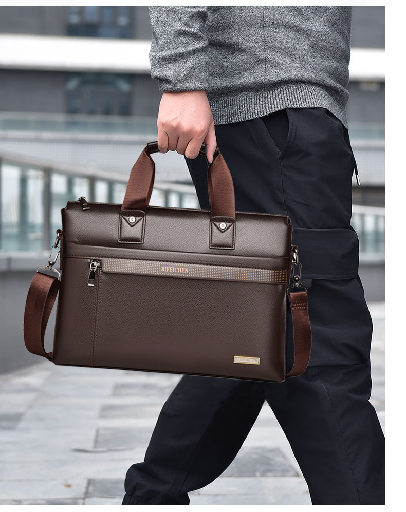 2026 新しい高級ブランド男のハンドバッグ革ラップトップブ - Luxury Bags 2026 のレビューと価格