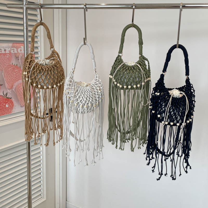 夏のライトラグジュアリーヴィンテージ風中空デザインビーチボヘ - Luxury Bags For Women Sale のレビューと価格