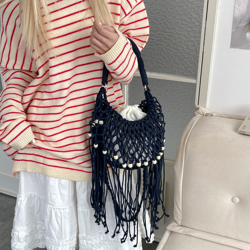 夏のライトラグジュアリーヴィンテージ風中空デザインビーチボヘ - Luxury Bags For Women Sale のレビューと価格