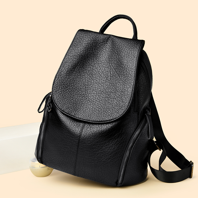 ブランド高級バックパックソフトレザー防水バッグパックプレッピ - Luxury Bags For Young Women のレビューと価格