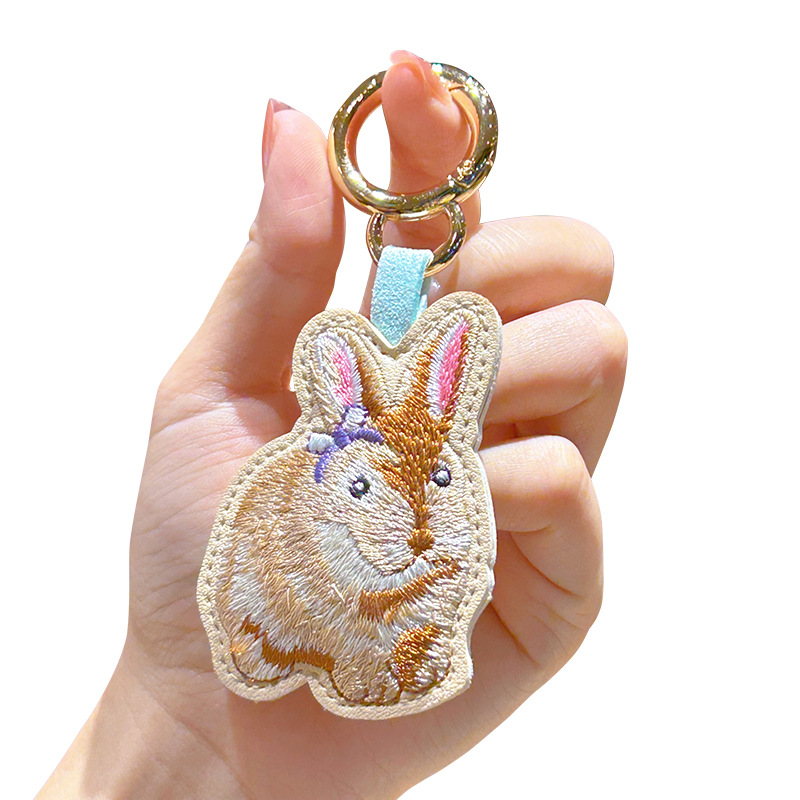 女の子のためのかわいいウサギのキーホルダー,豪華な手作りの財 - Luxury Xmas Bags のレビューと価格