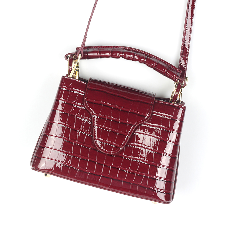 トップ-クロコダイル柄の女性用レザーハンドバッグ,高級デザイ - Luxury Bags For Women Sale のレビューと価格