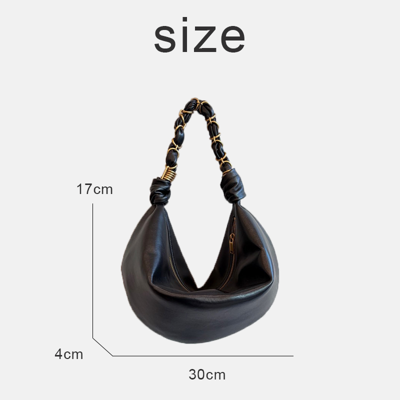 レディース向けレザーハーフムーンバッグ、高級デザイナーハンド - Luxury Bags 2026 のレビューと価格