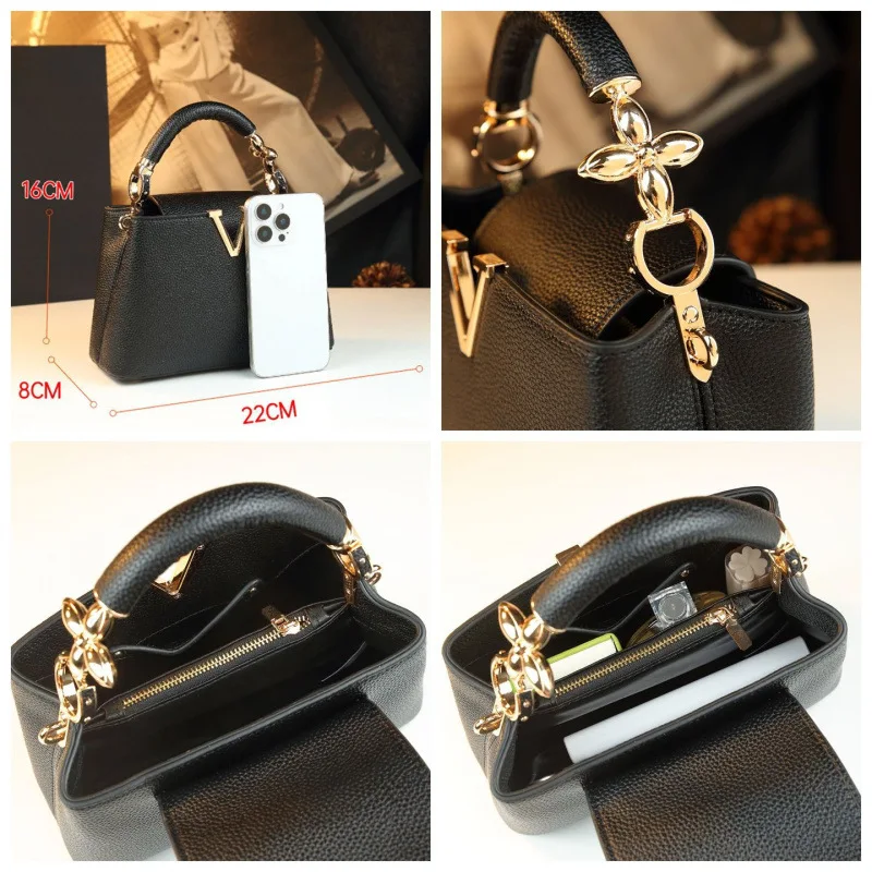 トレンドカジュアルデイリーレザーレディースバッグ クラシック - Luxury Bags Paris のレビューと価格