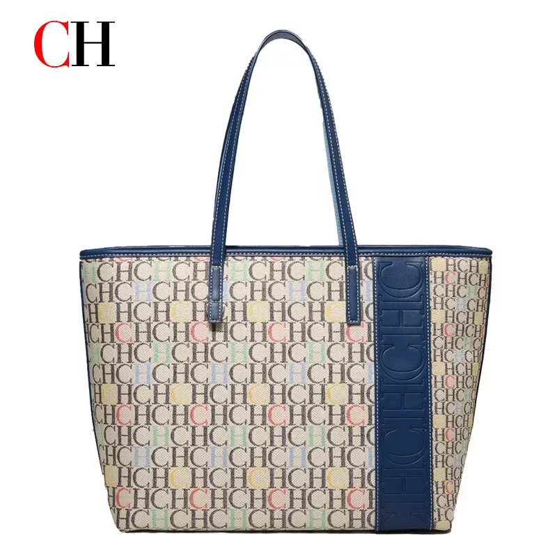 CH トートバッグ モノグラムプリント 大容量ショルダーバッ - Tote Bag Leather Monogram のレビューと価格