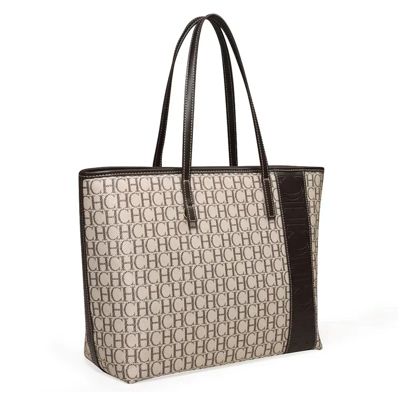 CH トートバッグ モノグラムプリント 大容量ショルダーバッ - Tote Bag Leather Monogram のレビューと価格