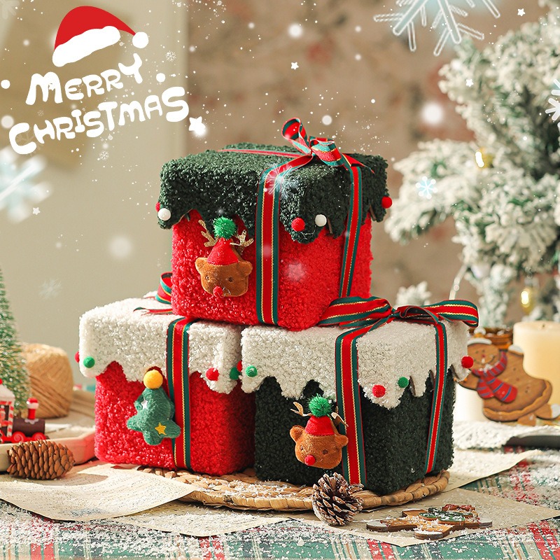 クリスマスイブアップル包装箱高級サンタバッグ誕生日ミステリー - Luxury Xmas Bags のレビューと価格