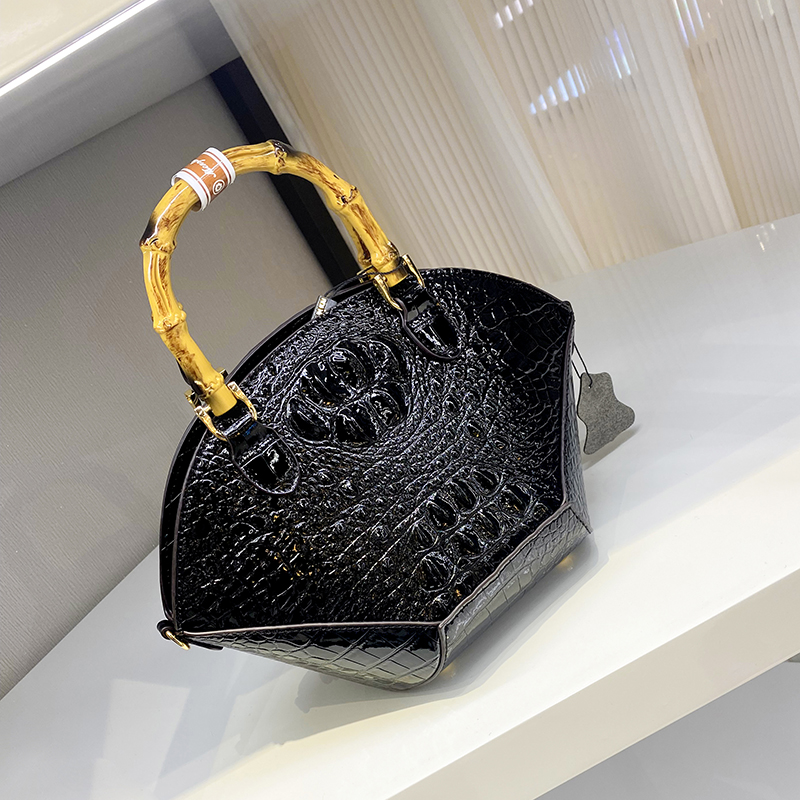 女性のためのクロコダイルハンドバッグ,竹の模造クロコダイルハ - Luxury Bags For Women Sale のレビューと価格