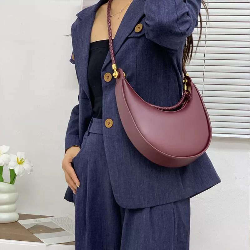 クラシックなラウンドムーンスリムバッグ レディース 高級デザ - Luxury Bags 2026 のレビューと価格